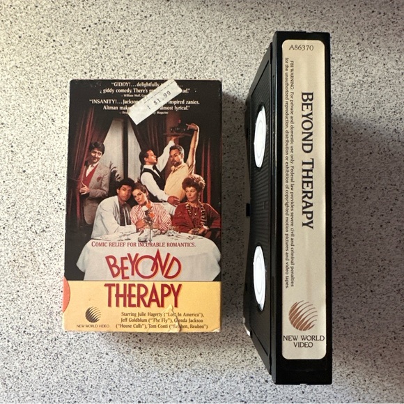 Vintage Beyond Therapy NOT VHS (Beta 1987) - Picture 7 of 7